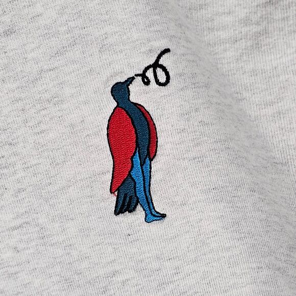 Parra Sweater Mens Small Logo Embroider Pullover Hoodie Sweatshirt - Picture 5 of 9